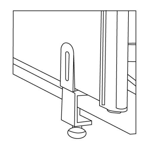 Tischklemme Alu-Klett